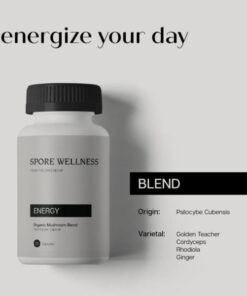 Alternative view of Spore Wellness (Energy) Microdosing Mushroom Capsules